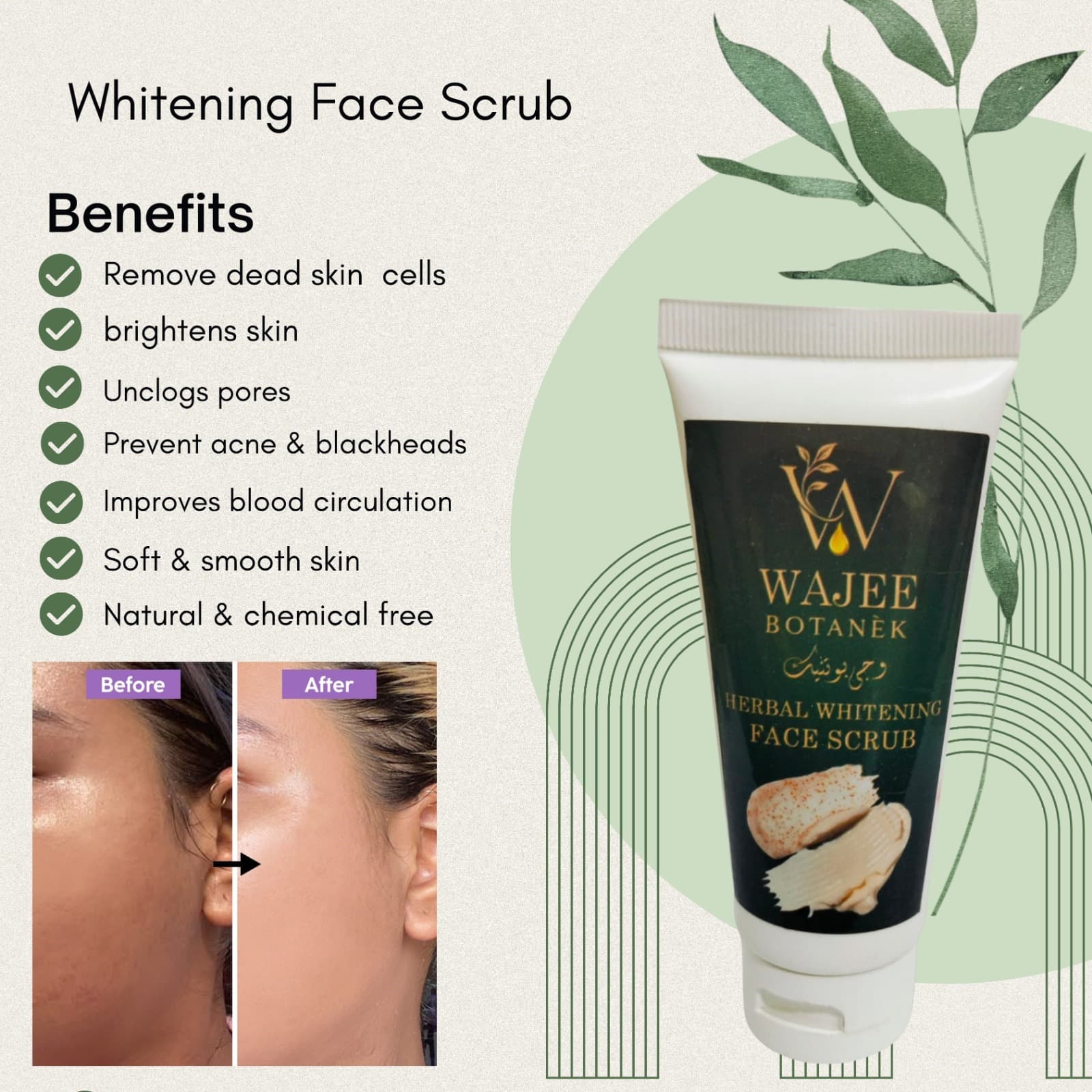 Herbal Whitening Face Scrub view 2