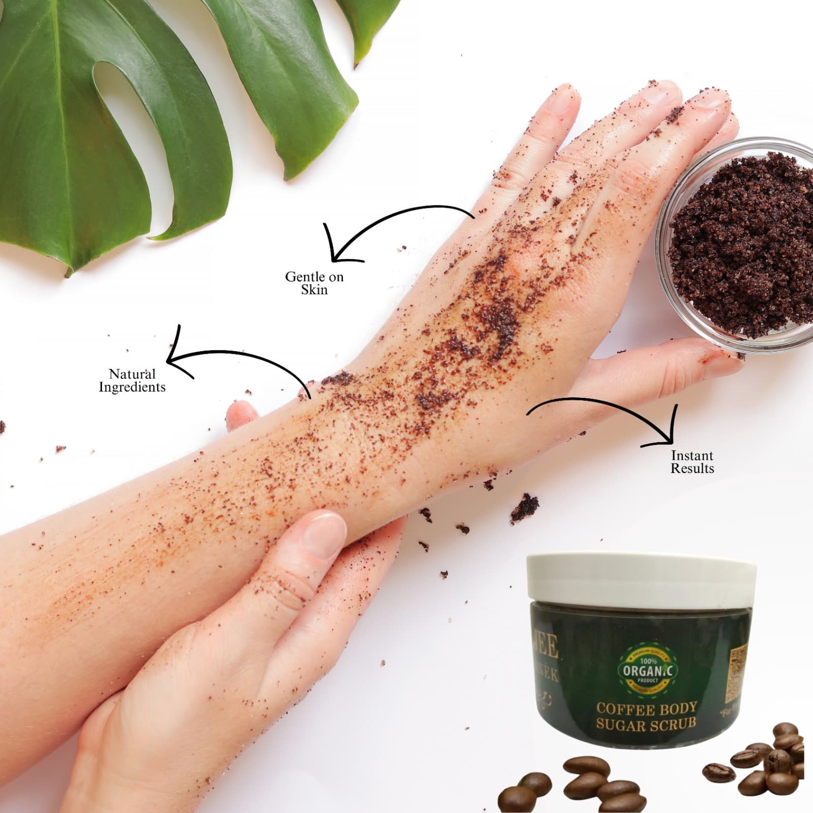 Herbal Coffee Body Sugar Scrub  view 3