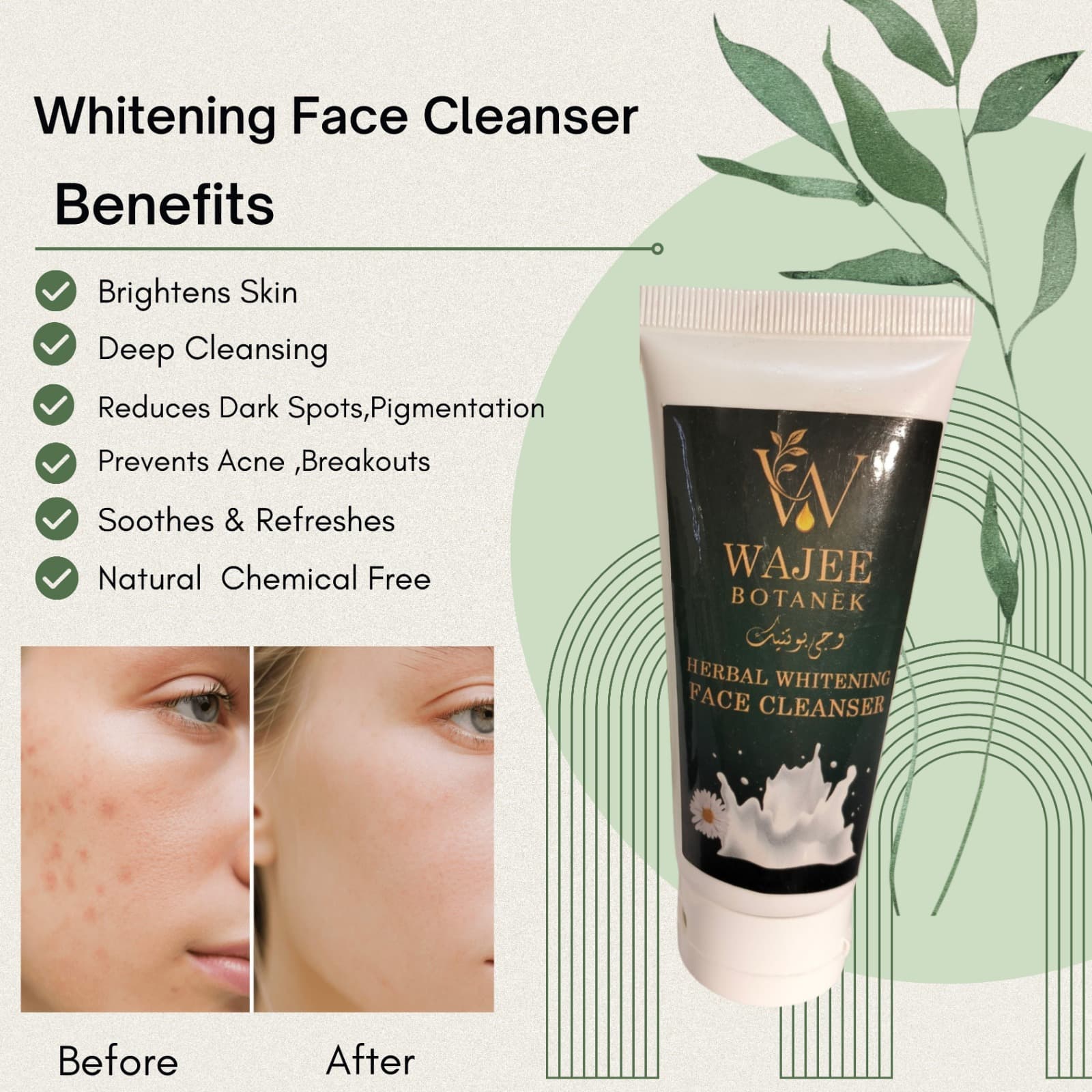 Herbal Whitening Face Cleanser view 3